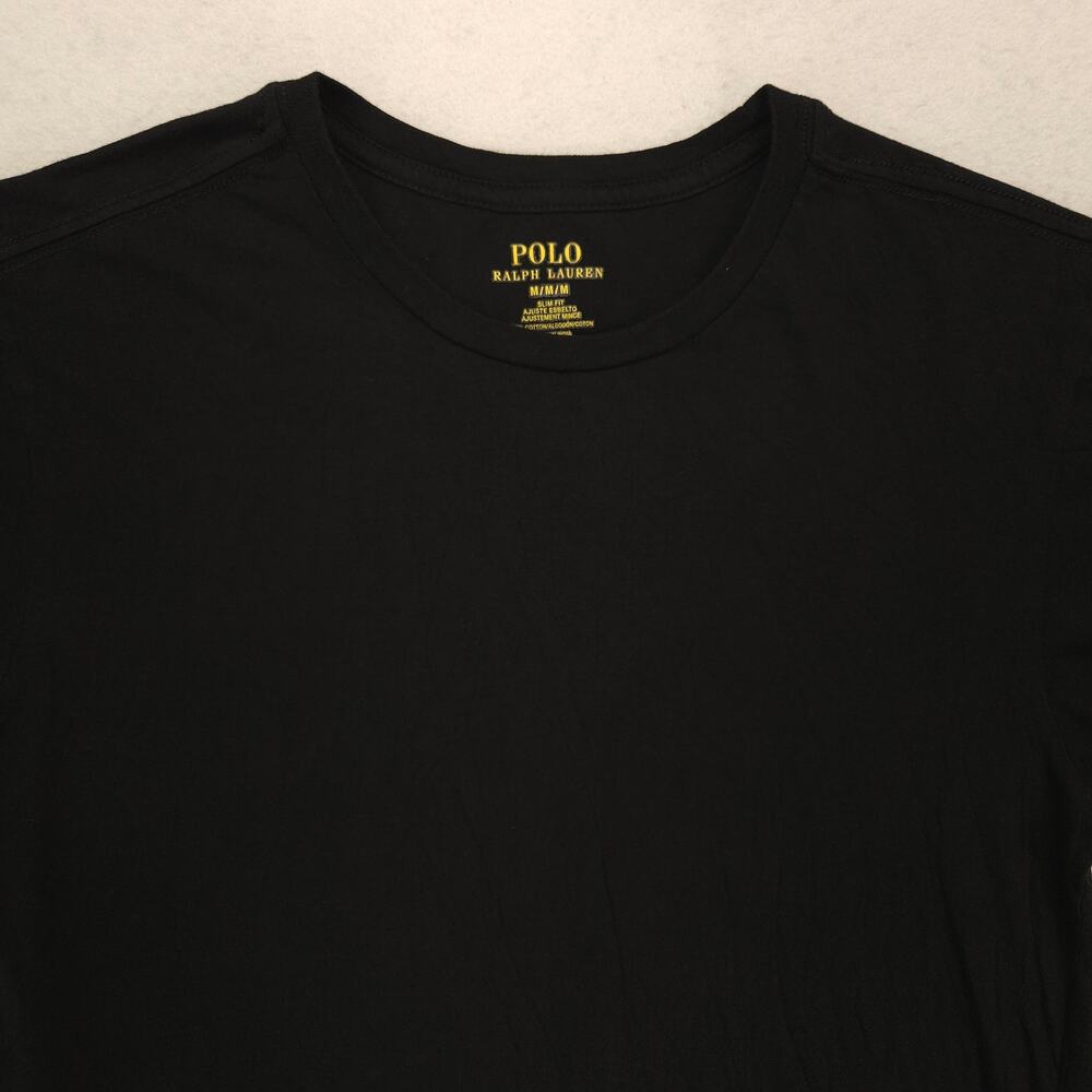 Polo Ralph Lauren Casual Crew Neck Short Sleeve T Shirt Mens Size M Black